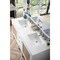 James Martin Vanities Addison 60in Double Vanity, Glossy White w/ 3 CM White Zeus Quartz Top E444-V60D-GW-3WZ - alternate 5